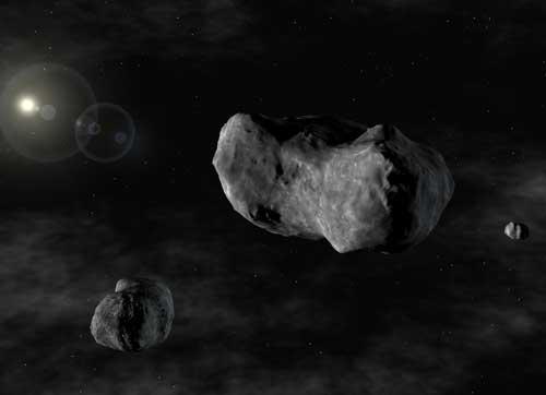 Два гигантски астероиди во понеделник ќе поминат покрај Земјата
