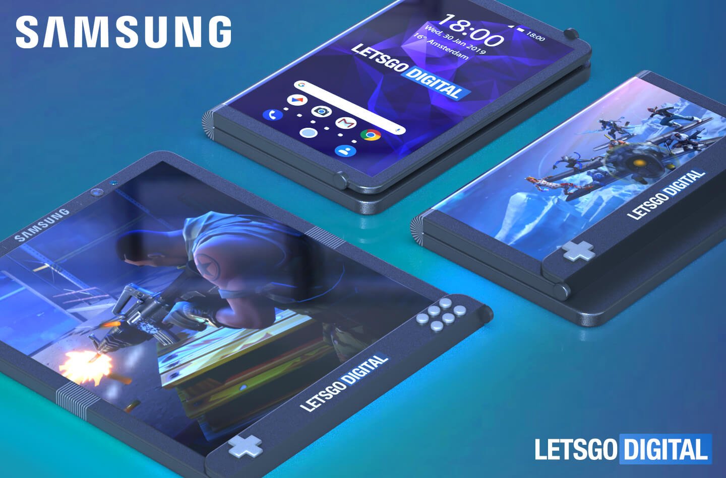Овој флексибилен смартфон на Samsung ќе ги израдува бројните гејмери