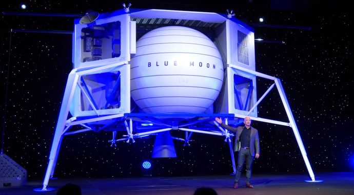 Џеф Безос го претстави Blue Moon: Време е да се вратиме на Месечината (ВИДЕО)