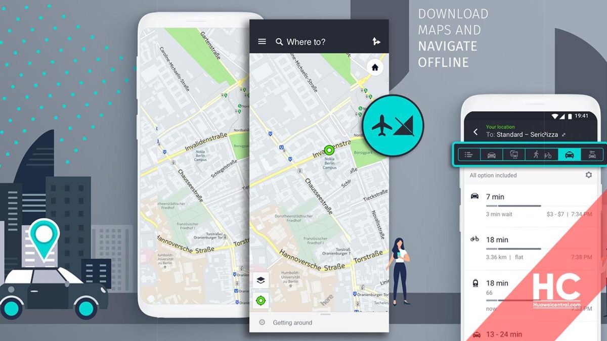 Here WeGo Maps пристигнува во Huawei App Gallery
