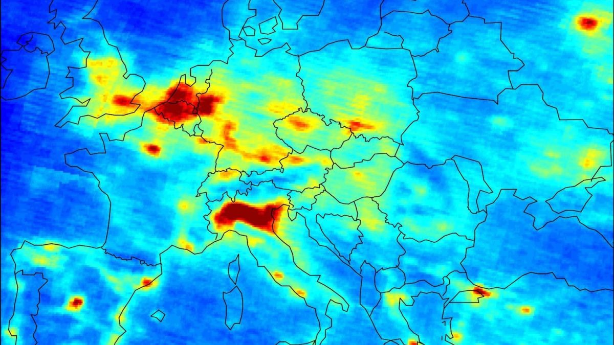 Блокадата поради коронавирусот го исчисти воздухот во Европа