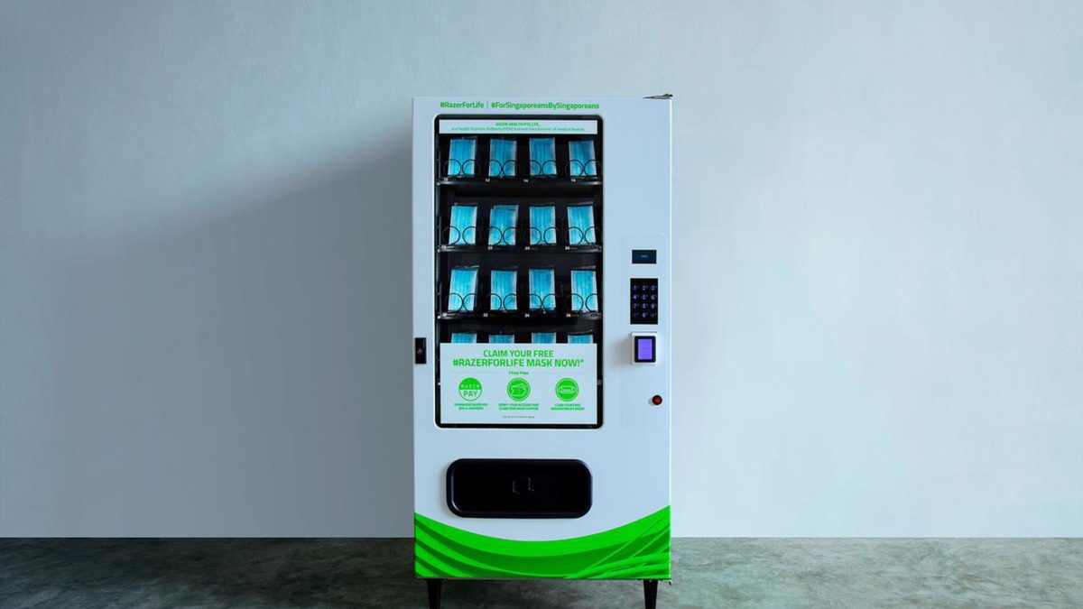 Razer разви автомати за заштитни маски кои ќе ги постави ширум Сингапур