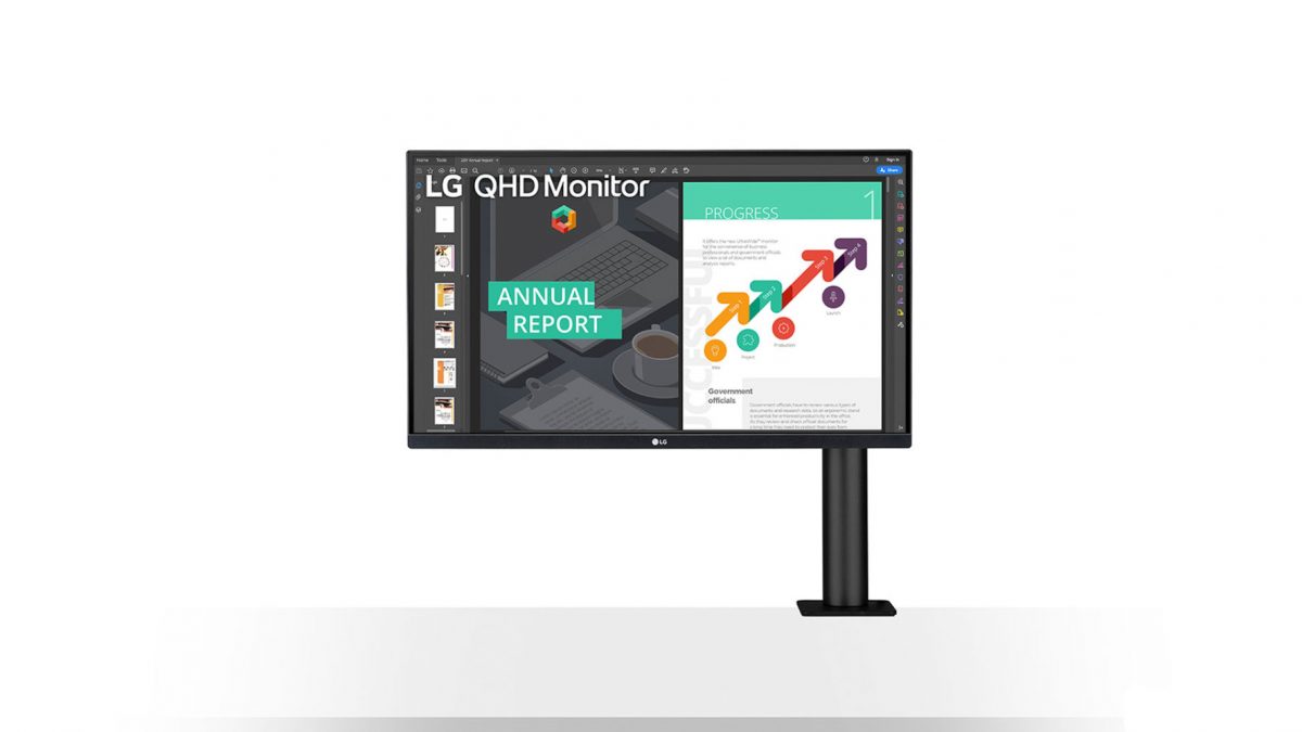 Новиот LG Ergo монитор нуди флексибилност, добар изглед и QHD резолуција