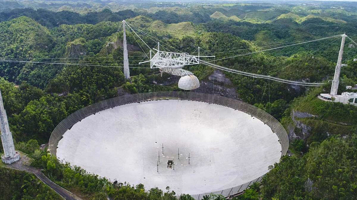Уништен најпознатиот телескоп за барање вонземјани (ВИДЕО)