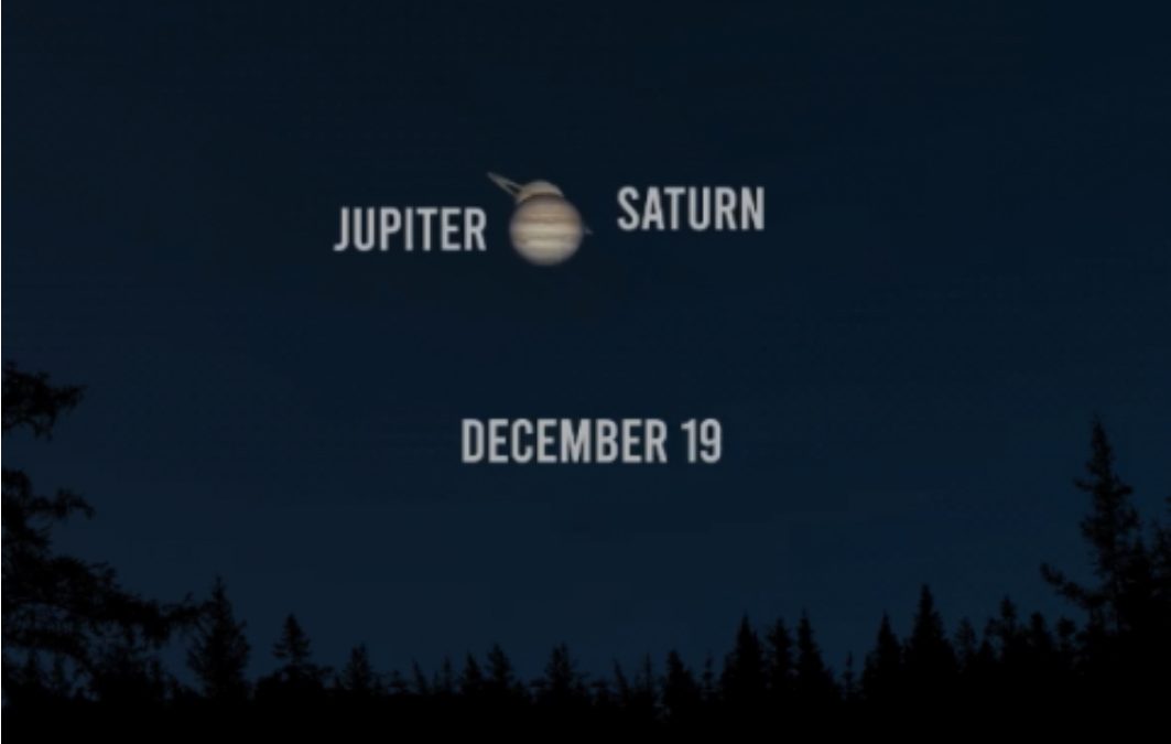 Поклопувањето на Јупитер и Сатурн в понеделник ќе се гледа над Крстот на Водно од Камени мост