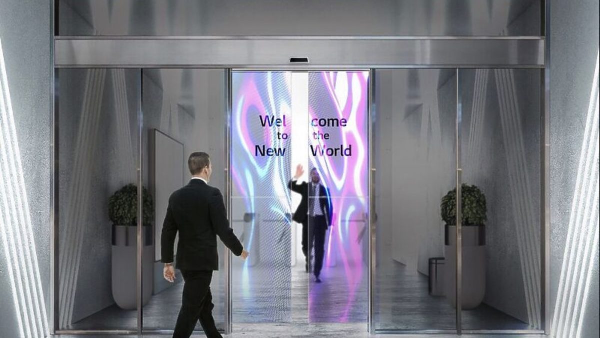 LG развива лизгачка врата направена од проѕирни OLED екрани