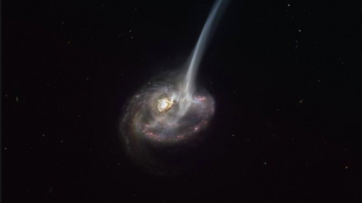 Истражувачите откриле нова далечна галаксија во вселената која губи сила и умира