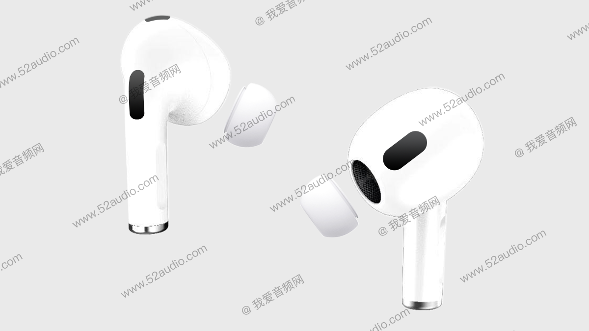 Откриен дизајнот на AirPods 3 слушалките со Active Noise Cancellation