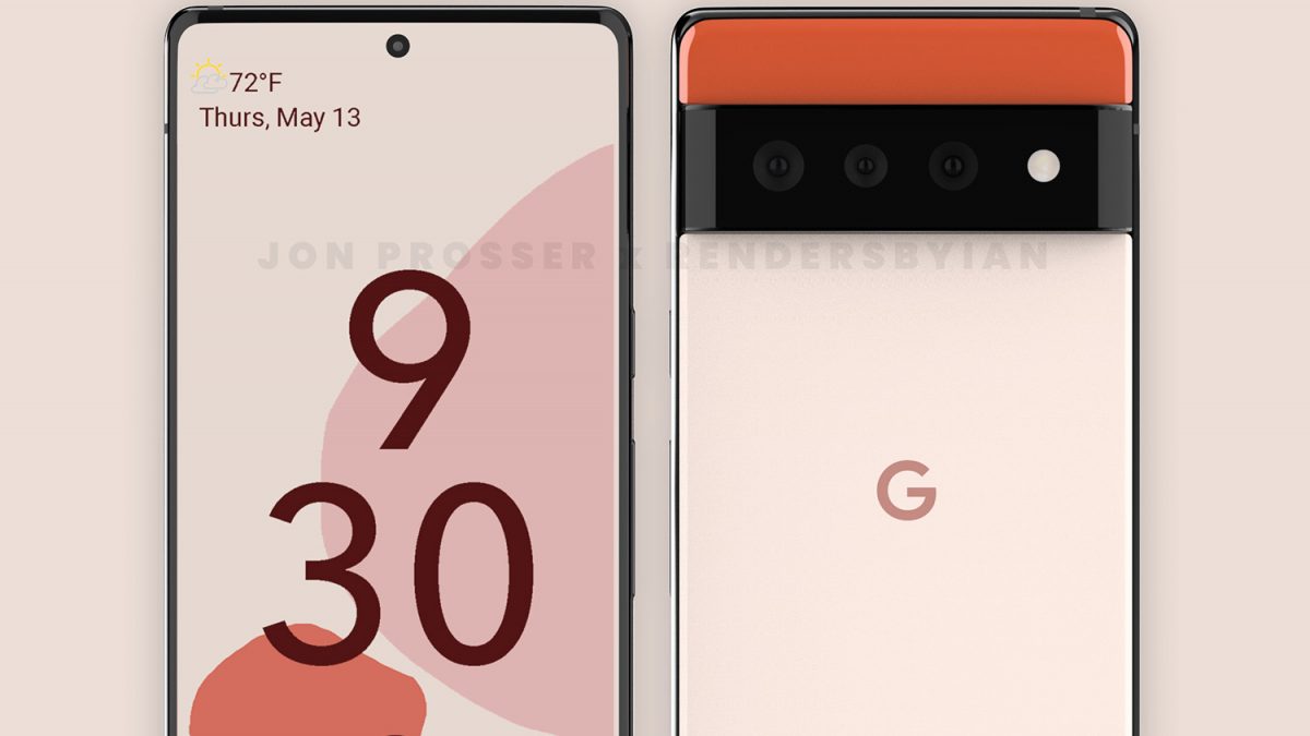 Откриен дизајнот на Google Pixel 6 и Pixel 6 Pro телефоните