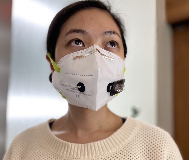 Развиена маска која покажува дали човекот е заразен со вирус