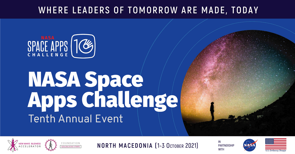 Хакатонот NASA Space Apps Challenge ќе се одржи од 1 до 3 октомври, двајца учесници ќе патуваат во NASA