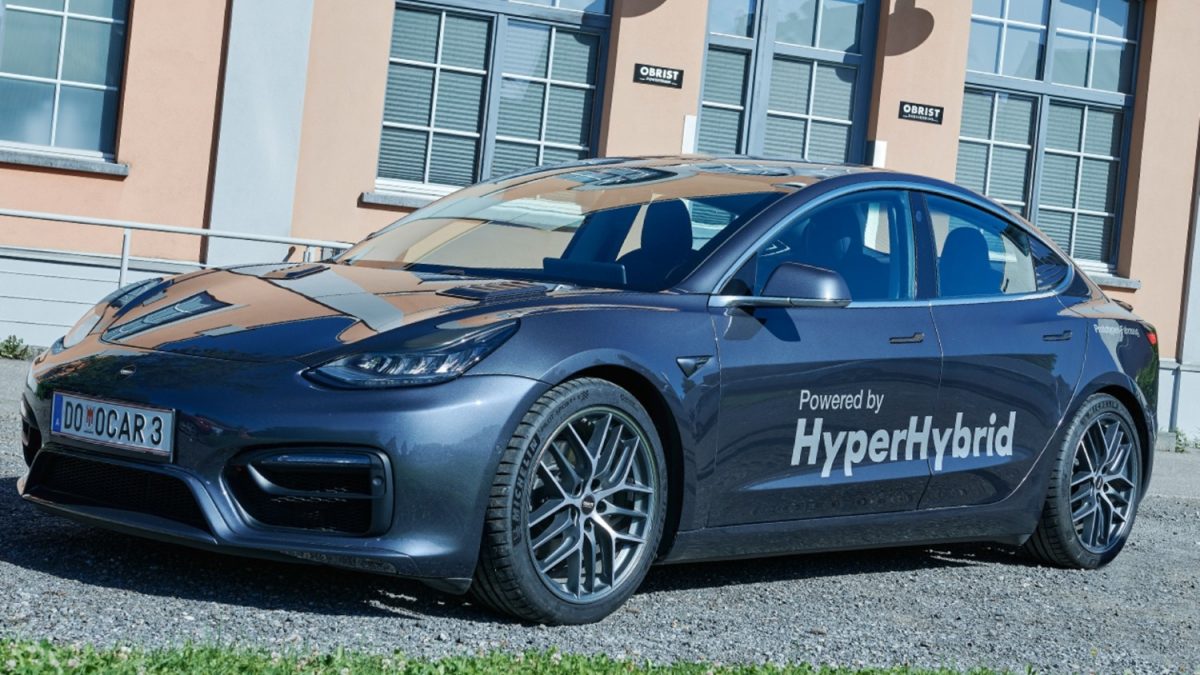 Австрискиот Obrist се подготвува за претворање на било која Tesla во хибриден автомобил