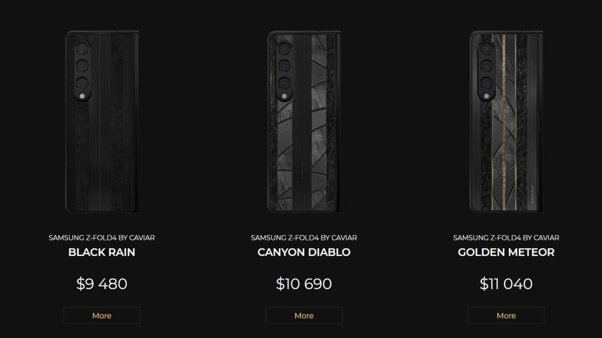 Samsung Galaxy Fold 4 на Caviar чини околу 10.000 долари