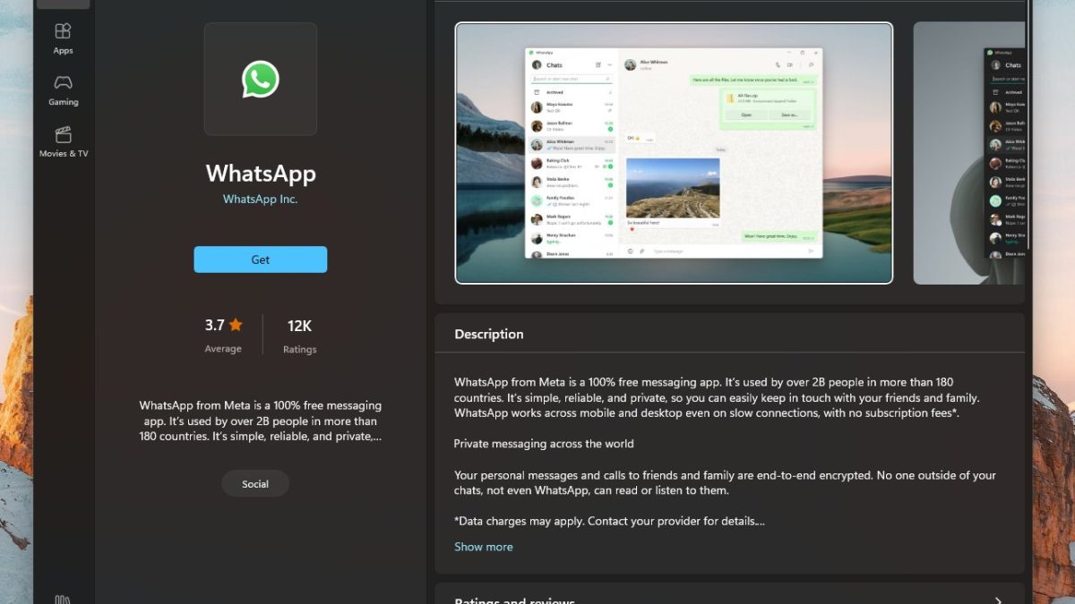 WhatsApp го олесни користењето на апликацијата на Windows