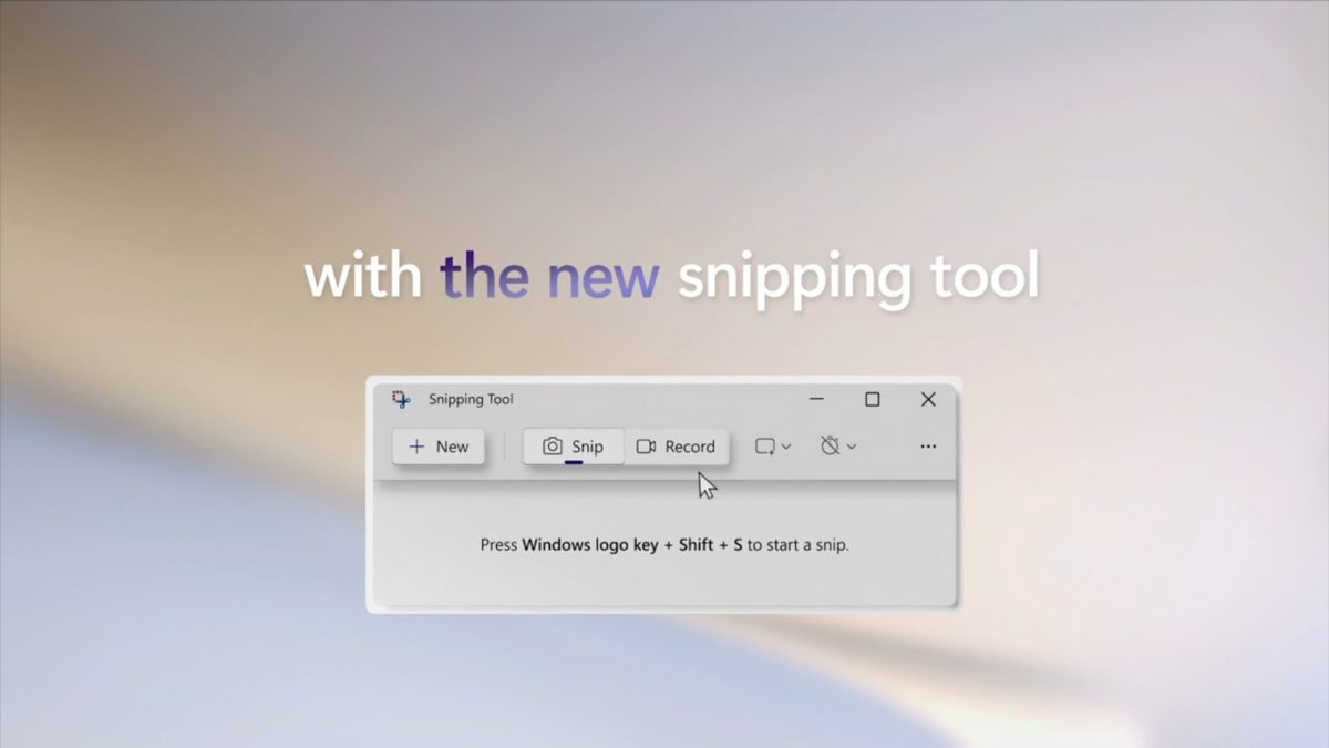 Windows 11 добива нова алатка за снимање екран и други новитети