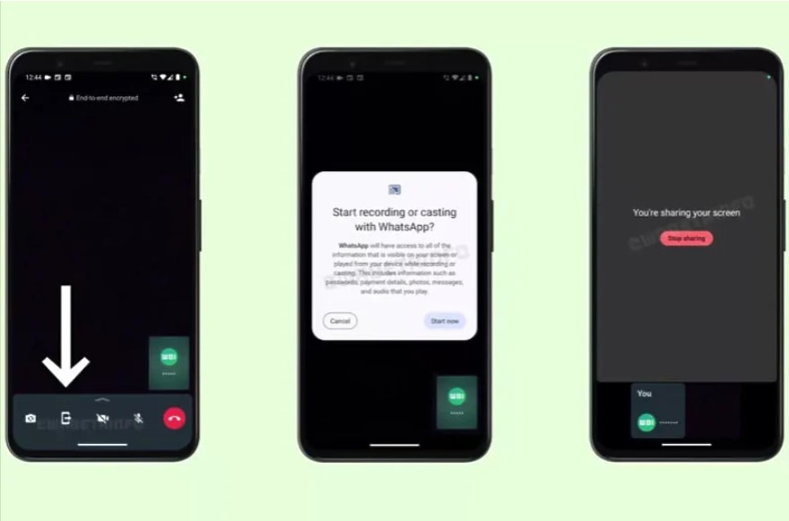 WhatsApp воведува функција за делење екран за време на видео повици