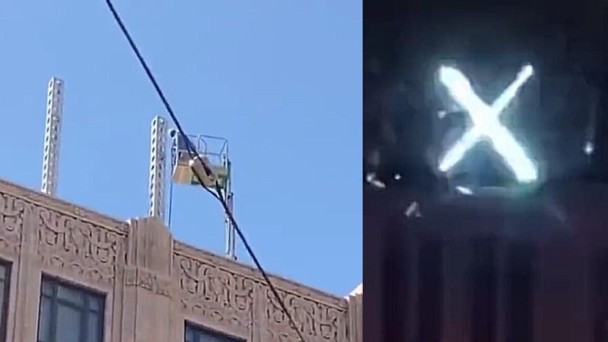 ВИДЕО: Исклучи го! Маск мораше да го отстрани светлечкото лого „Х“ поради бесните соседи