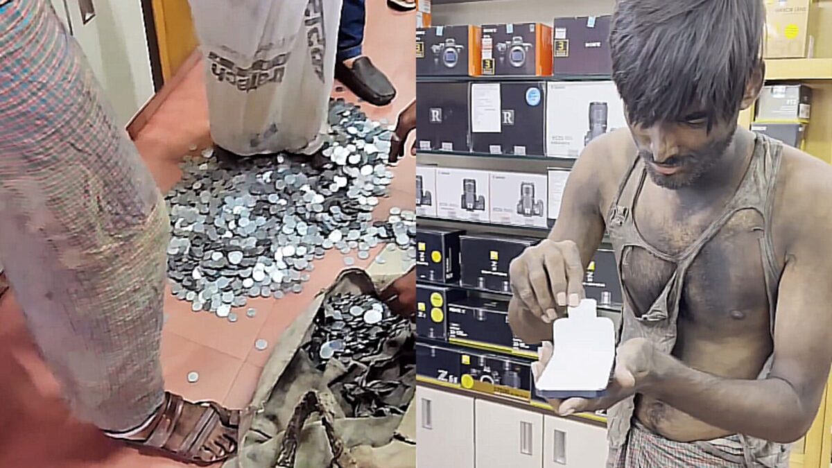 ВИДЕО: „Питач“ сакал да купи iPhone 15 со вреќа монети, продавачот воодушеви со реакцијата
