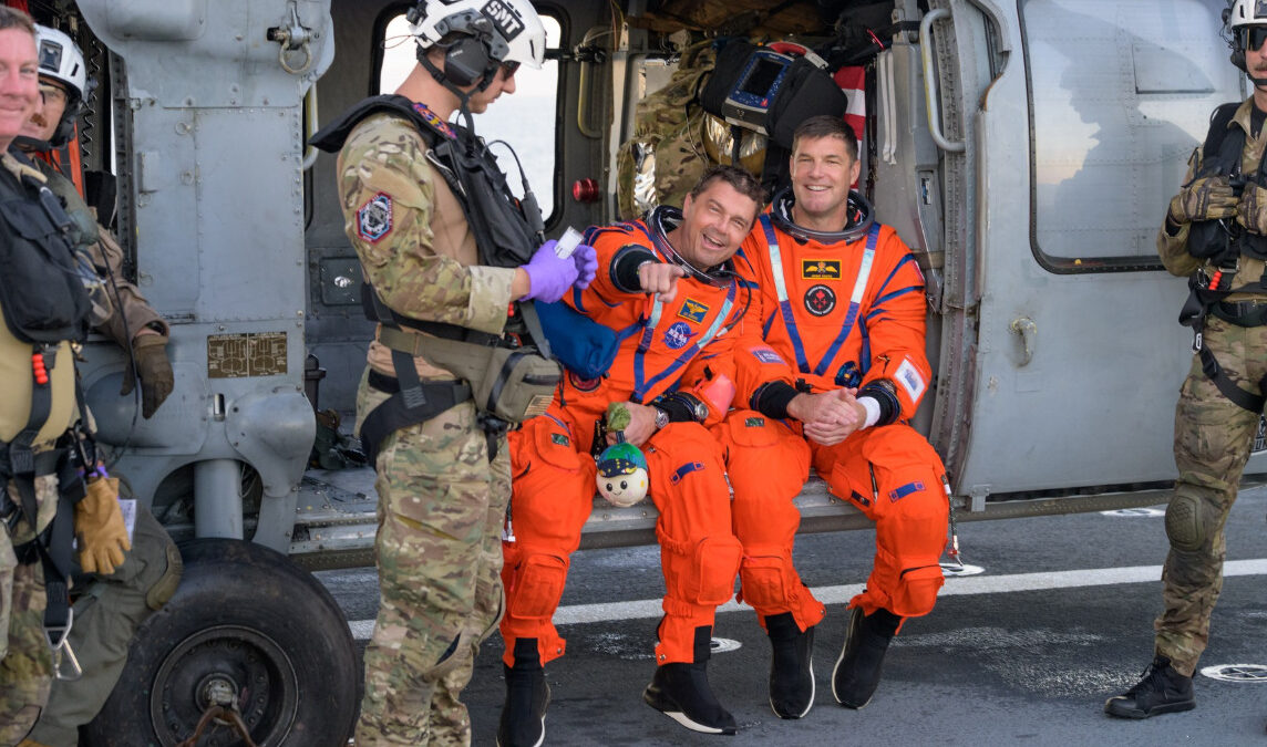 „Какво патување“: првите зборови на астронаутите по слетувањето на Земјата