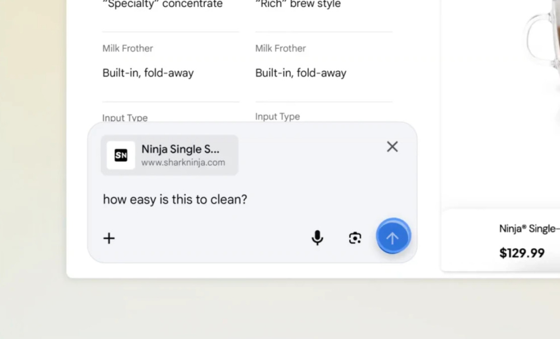 Google Chrome го олеснува менувањето на табовите во AI режим