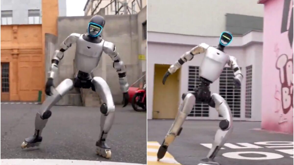 (ВИДЕО) Лизга, танцува, вози ролерки: Овој робот е створен за акробации